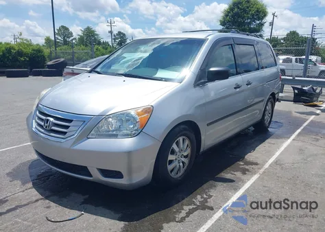 2010 Honda Odyssey Lx z USA, uszkodzony, nr VIN 5FNRL3H2XAB017476